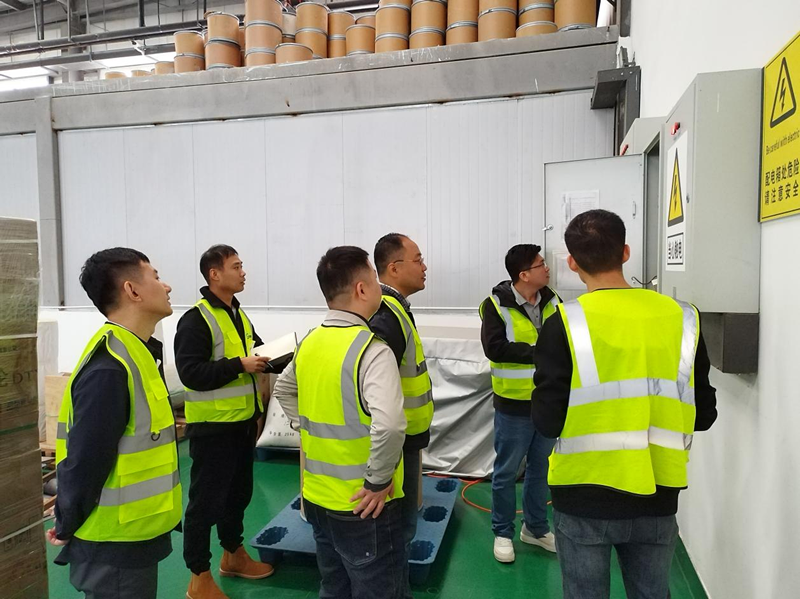 核盛公司执行董事张鹏到杨凌核盛辐照公司开展节后安全生产督导检查